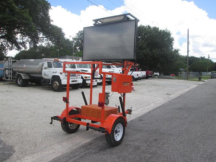 Used Ver-Mac PCMS 548 Portable Message Board