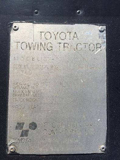Used 1992 Toyota Tow Tractor TD-23