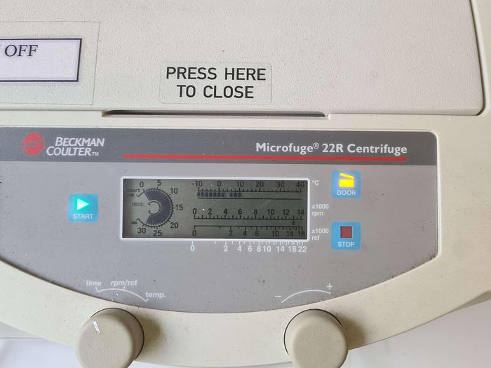 Used Beckman Coulter 22R Refrigerated Centrifuge 