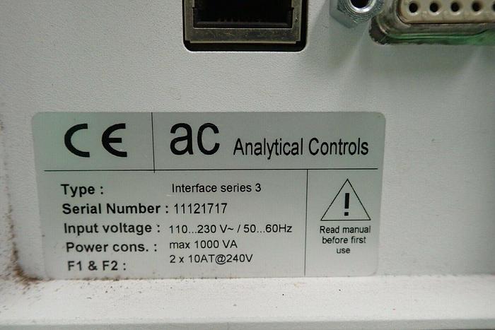 Used AC Analytical Controls by PAC Type Interface Series 3 Unit