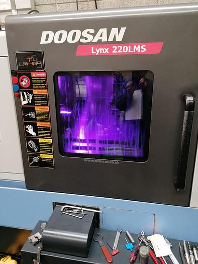 Used 2013 Doosan Lynx 220LMSA Turning Center