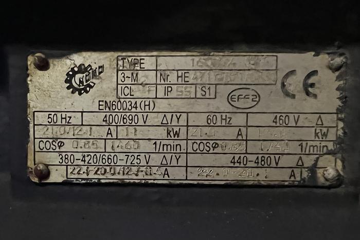 Used SEEPEX sludge cake pump