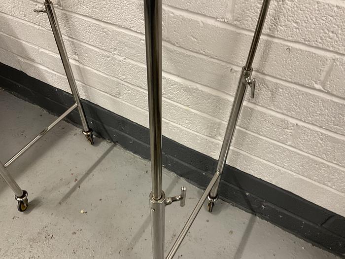 Used Trolley stainless steel 760 x 460mm 1 Shelf Height Adjustable
