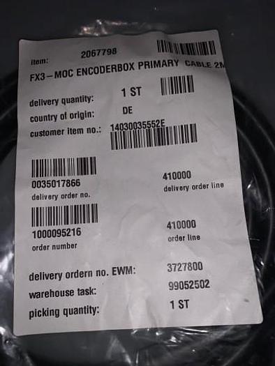 2067798 SICK CONNECTION CABLE MICRO D SUB, 15 PIN