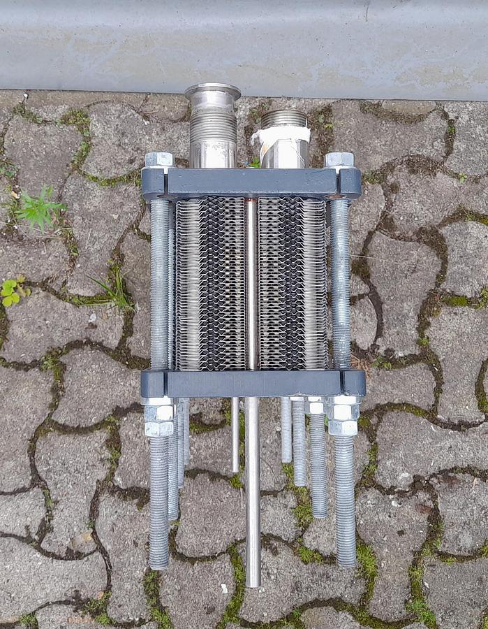 Used Pladevarmeveksler, rustfrit stål - Danfoss