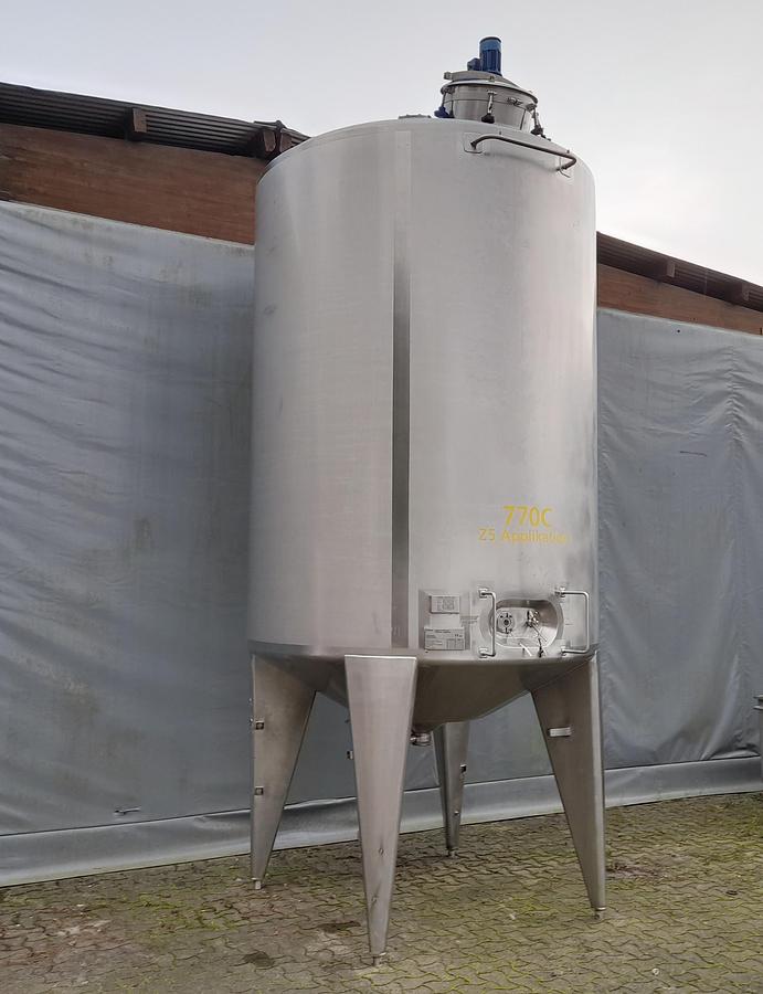 Used Tank, rustfrit syrefast stål - Vamdrup Rustfrit Stål