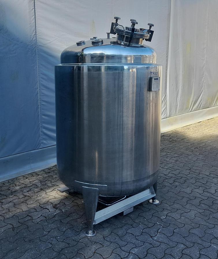 Used Tank, rustfrit syrefast stål - Dan Process/KOFA