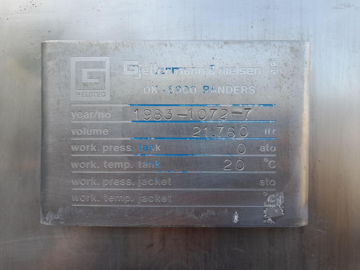 Used Tank, rustfrit stål - Gjettermann & Nielsen