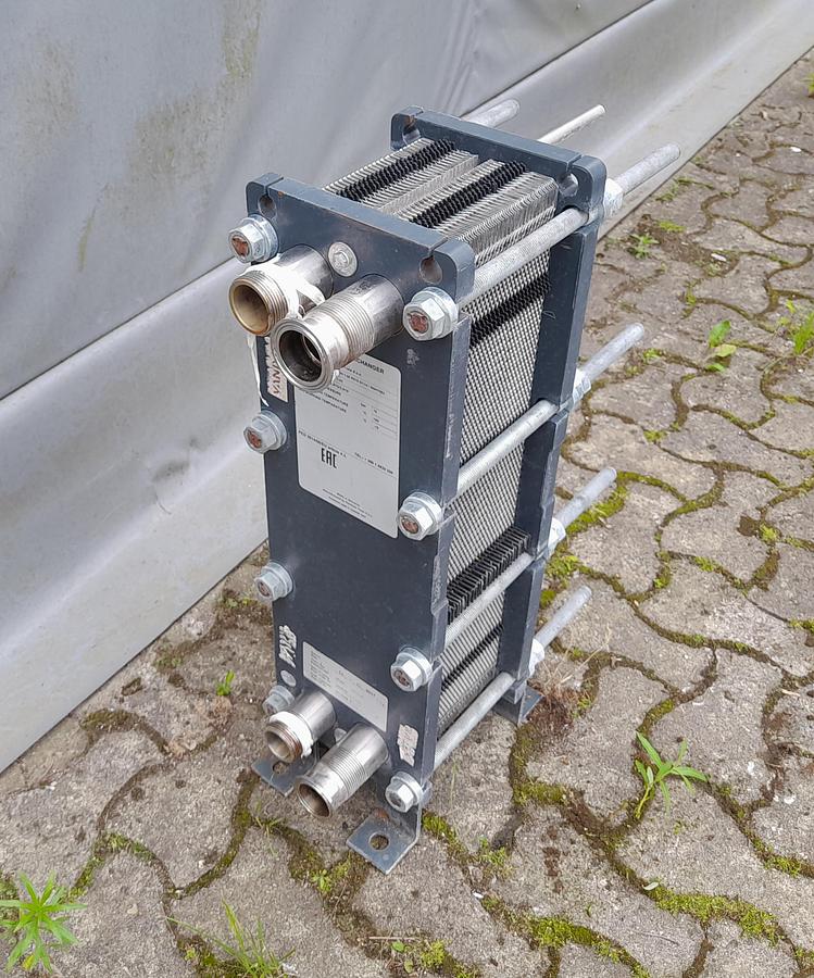 Used Pladevarmeveksler, rustfrit stål - Danfoss