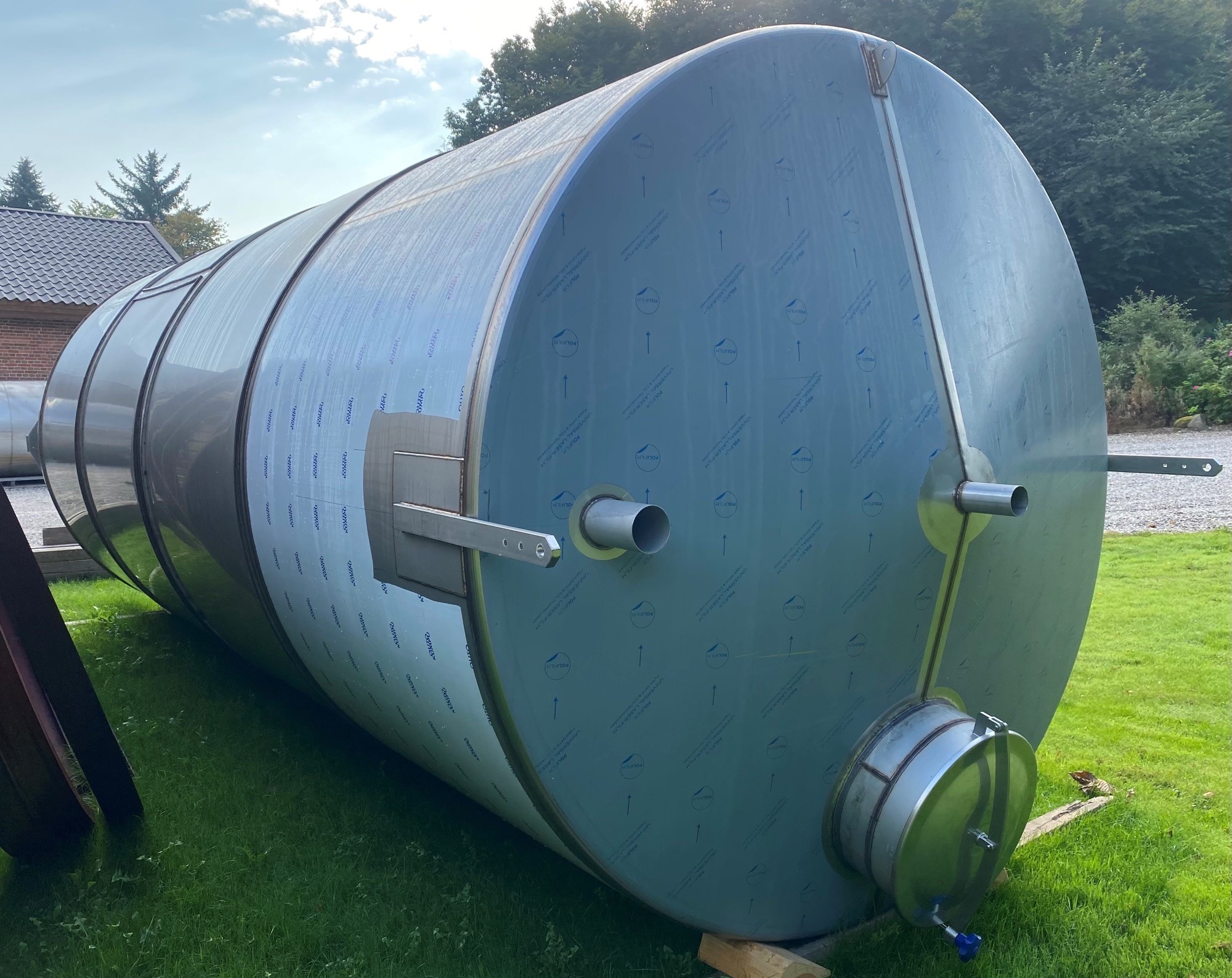 Tank, rustfrit syrefast stål - Handing
