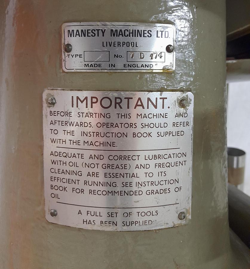 Used Tabletpresse - Manesty