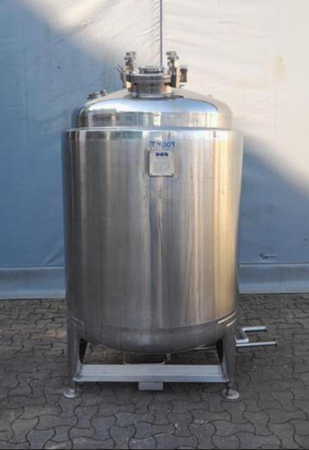 Used Tank, rustfrit syrefast stål - Dan Process/KOFA