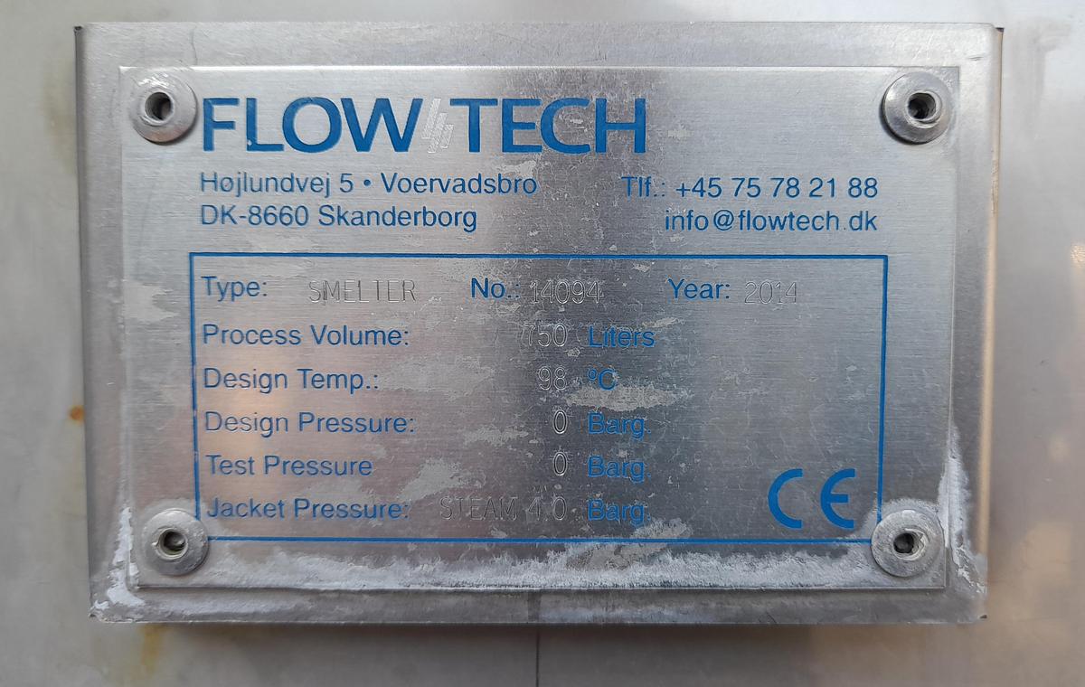 Used Tank, rustfrit stål - Flow Tech