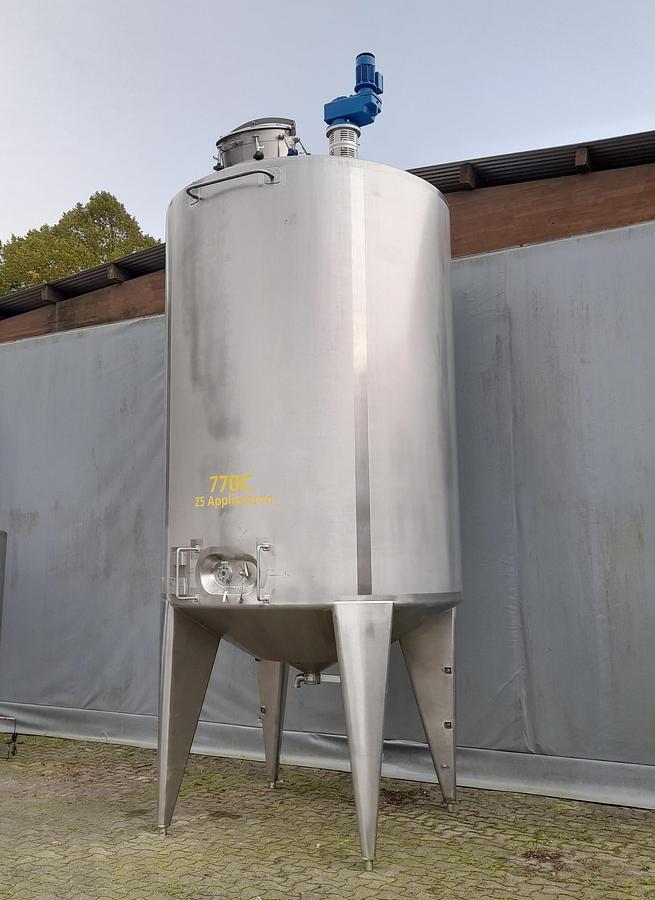 Used Tank, rustfrit syrefast stål - Vamdrup Rustfrit Stål