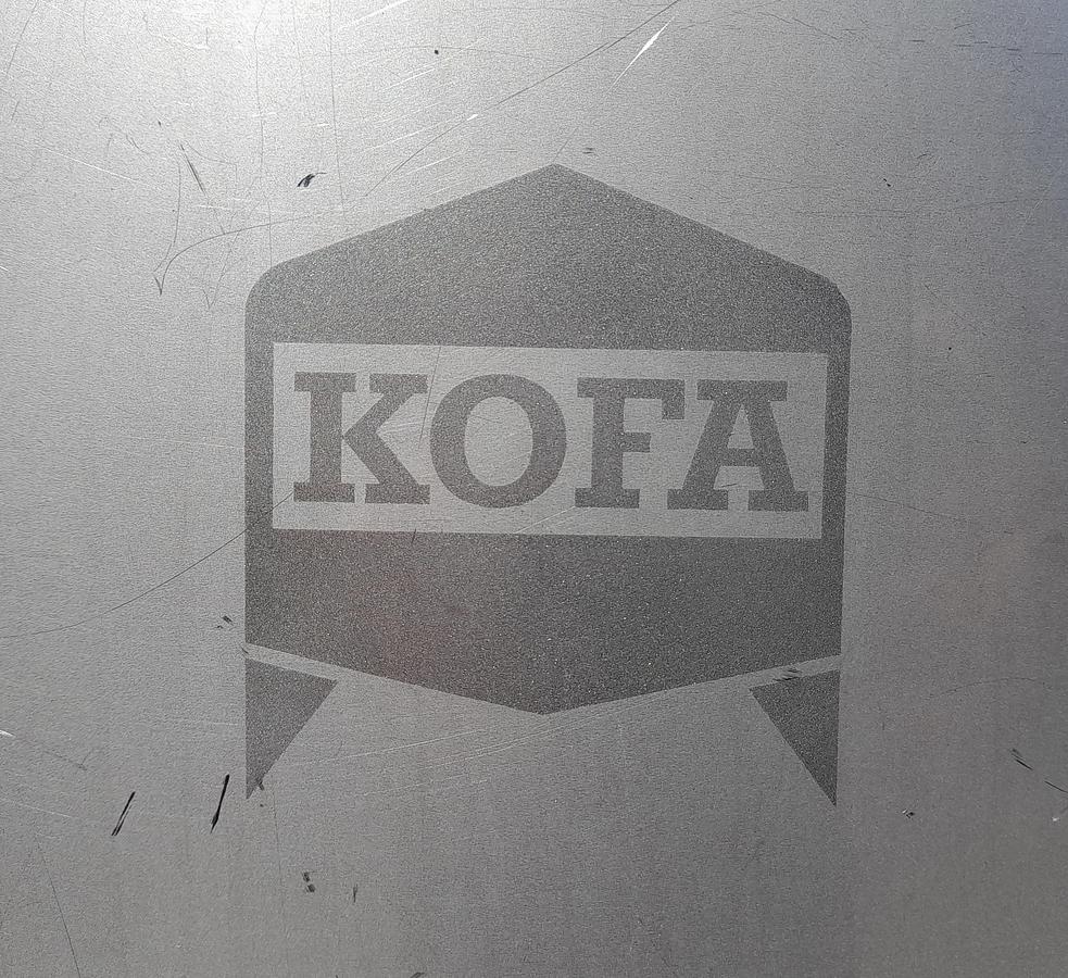 Used Tank, rustfrit syrefast stål - KOFA