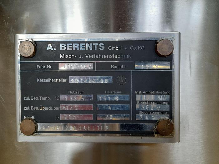 Used Tank, rustfrit stål - Becomix