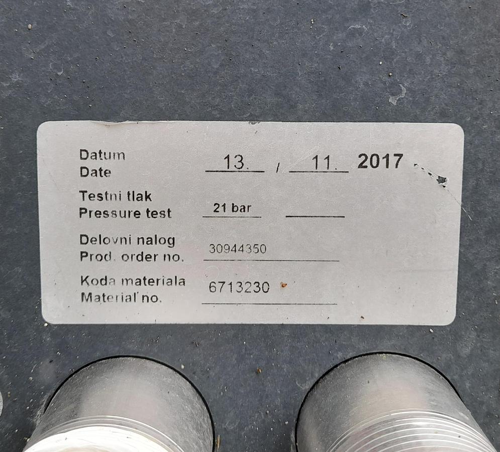 Used Pladevarmeveksler, rustfrit stål - Danfoss
