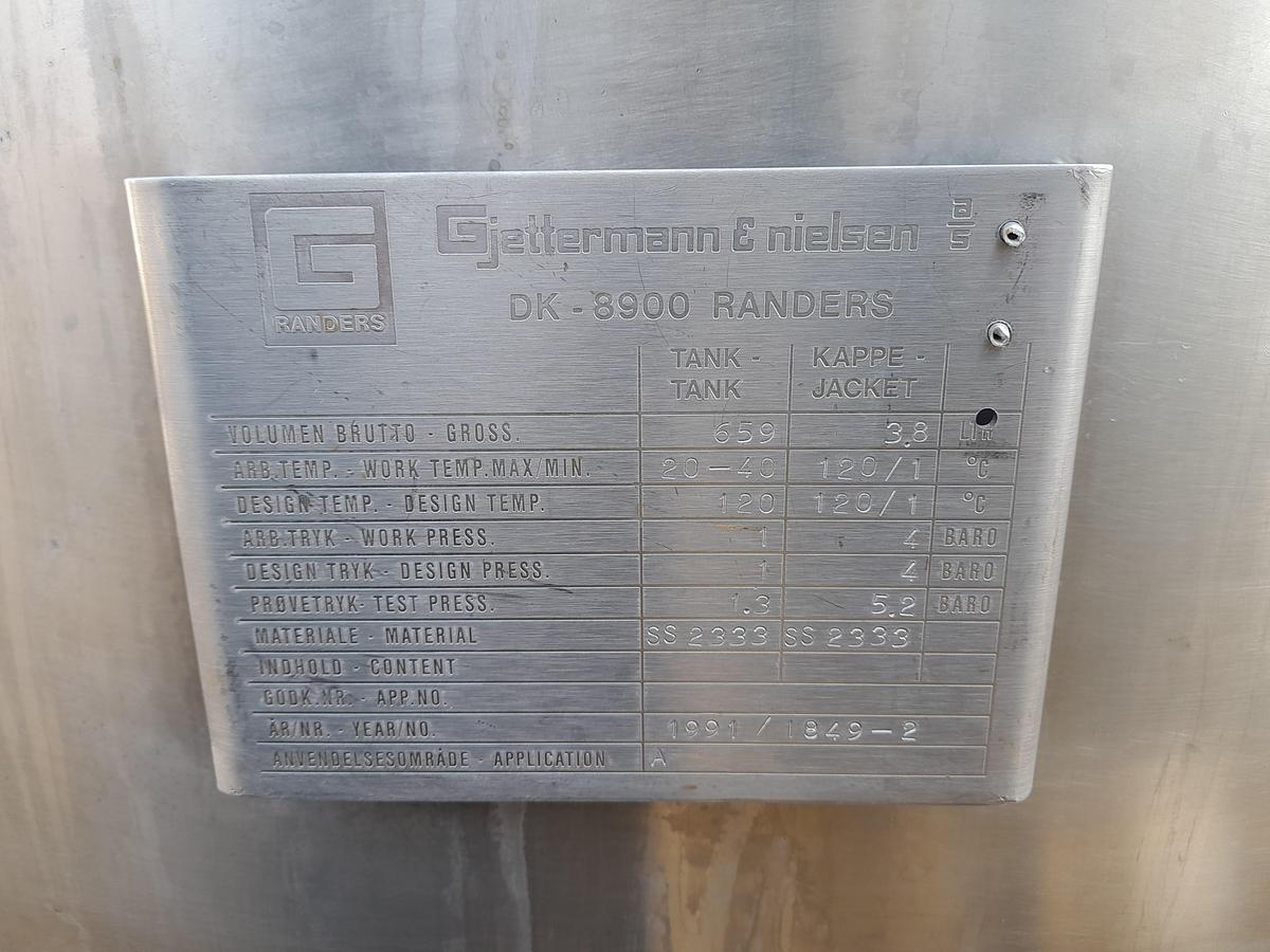Used Tank, rustfrit stål - Gjettermann & Nielsen
