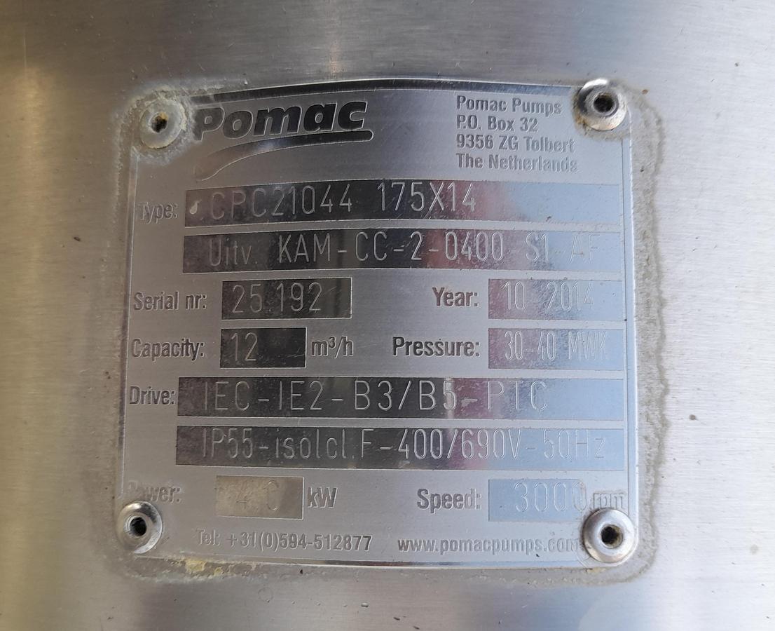 Used Centrifugalpumpe - Pomac