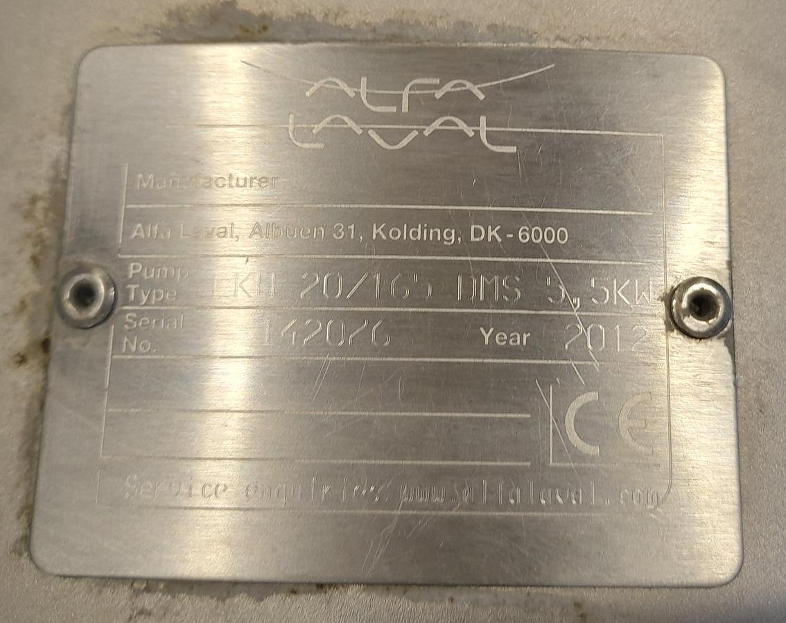 Used Centrifugalpumpe - Alfa Laval