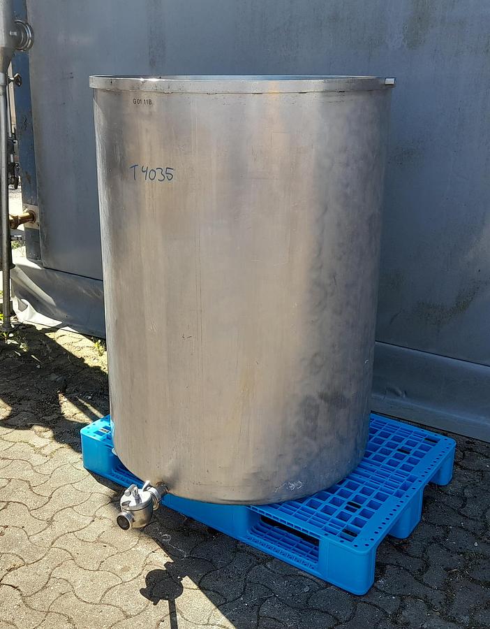 Used Tank, rustfrit stål