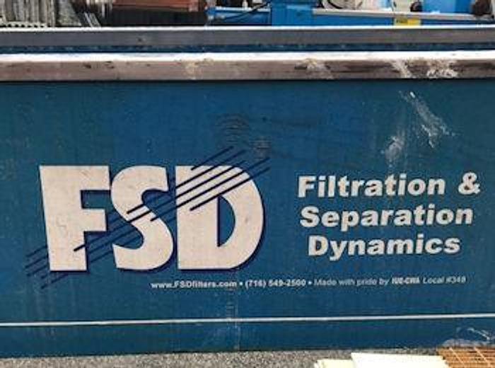 Used 115 CU. FT. FILTRATION AND SEPARATION DYNAMICS FILTER PRESS - 1200 MM