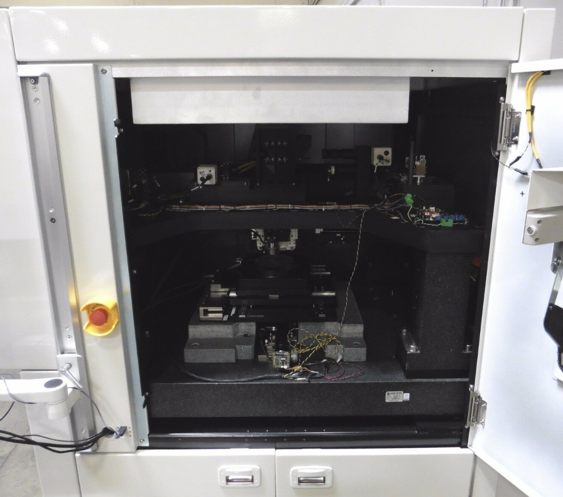 Used ESI AccuScribe AS 2000 FX Laser Wafer Scriber w/ Autoloader