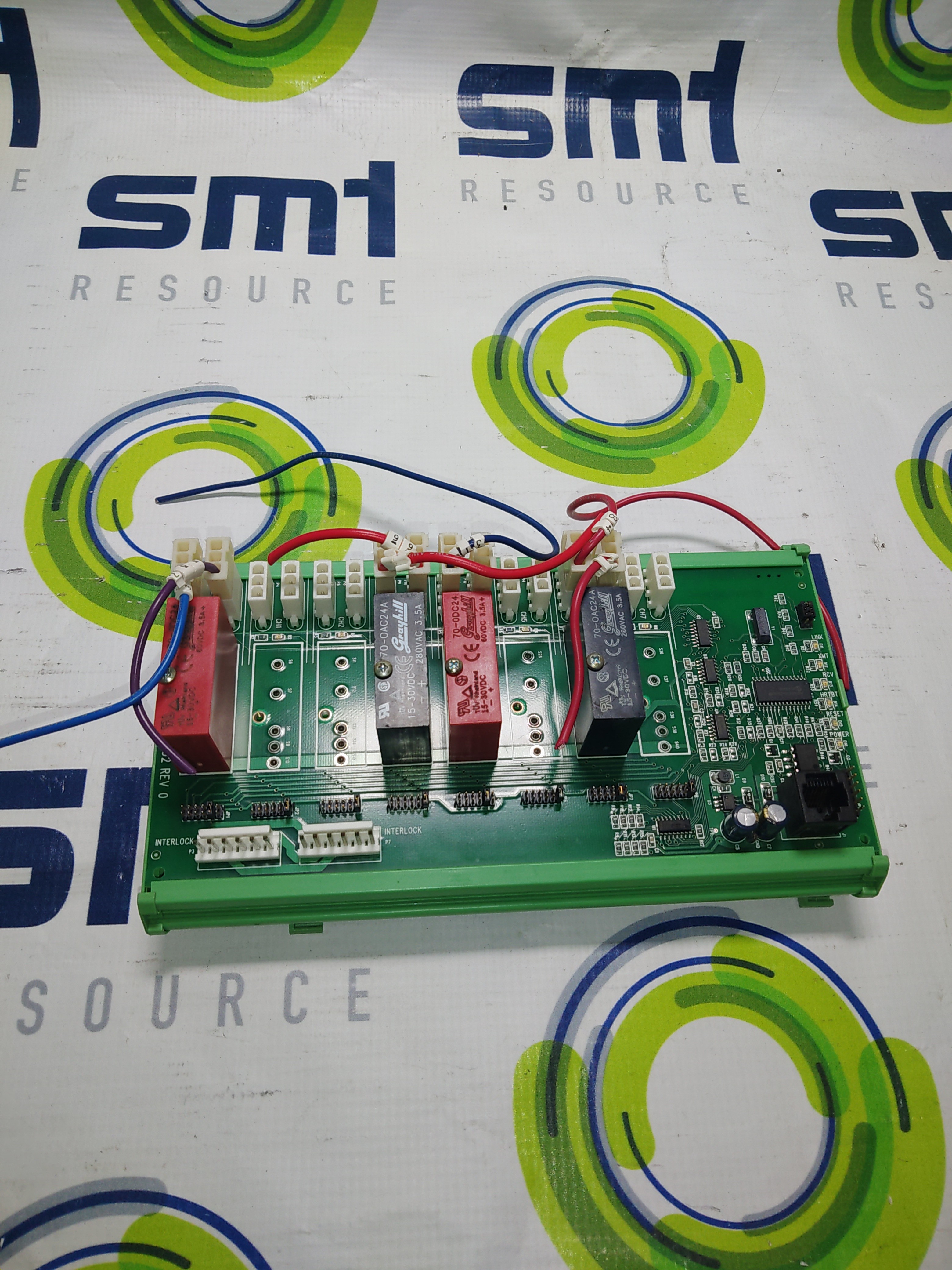 Used SENSORAY Model 2652 REV 0 Solid State Relay I/O Module