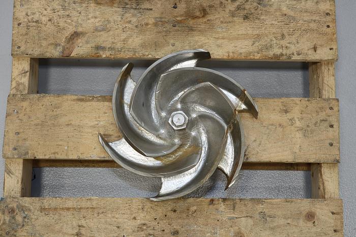 Used Goulds 3196 6x8x13 6-Vane Impeller #44308