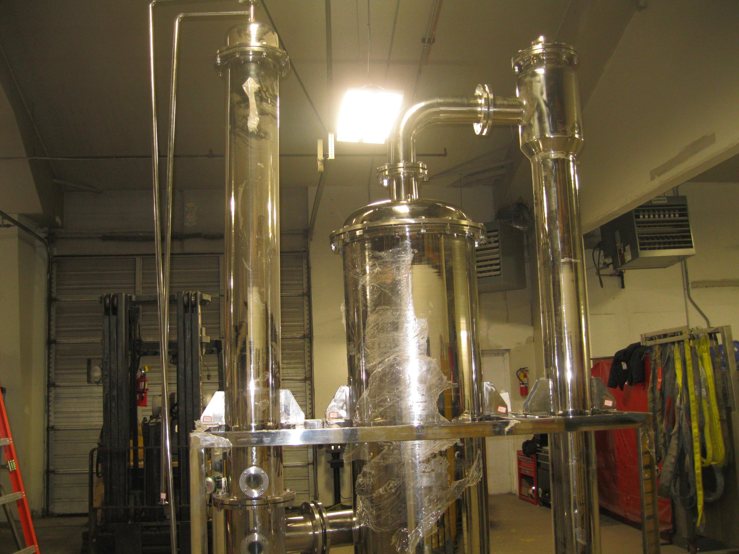 Used SINGLE EFFECT FALLING FILM EVAPORATOR