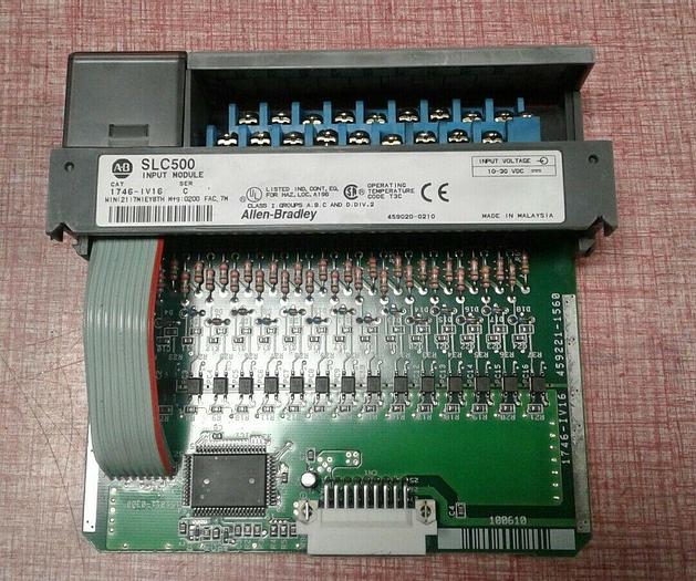 Used ALLEN BRADLEY 1746-IV16 SERIES C INPUT MODULE ..