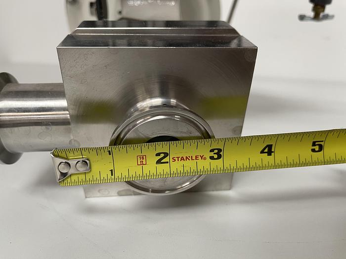 Used Fisher / Baumann 32-84041SA 316L Control Valve + Fieldvue DVC6010F Positioner