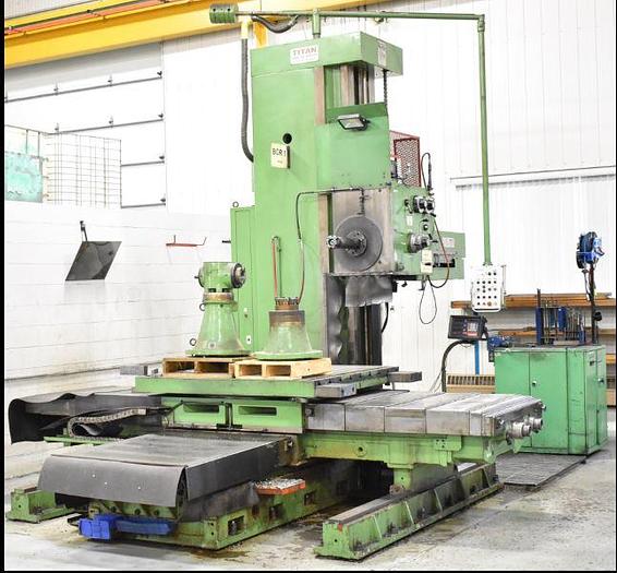 Used 4.13", TITAN, AFD 105-H, HORIZONTAL BORING MILL