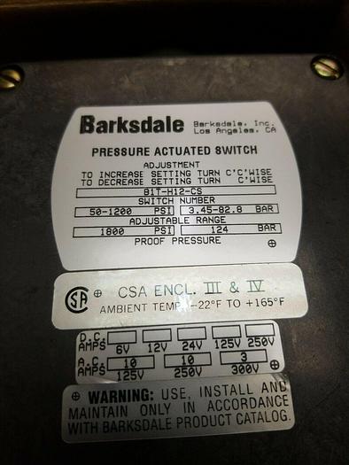 Barksdale D1T-H12-CS