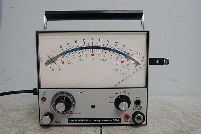 Used Orion Research Moel 399A/F 399A Ionalyzer Specific Ion Meter