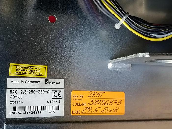 Generalüberholt Hauptspindelsteuerung, RAC 2.3-250-380-A-00-W1, Indramat Bosch Rexroth, gebraucht
