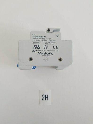 Used *USED* Allen Bradley 1492-FB2M30-L Fuse Holder Ser. A + Fast Shipping