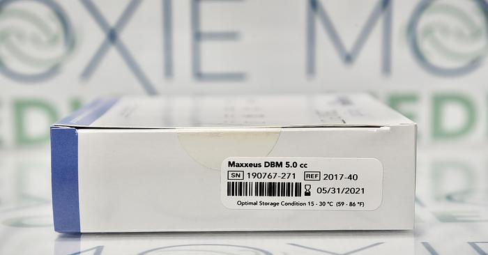 ALLOGRAFT MAXXEUS DBM PUTTY 5.0 CC, REFERENCE 2017-40