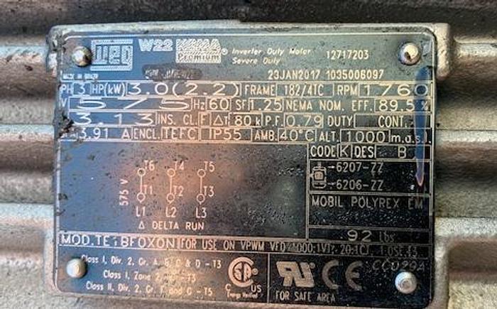 Used Lyco Single Drum Rotary Wastewater Screen