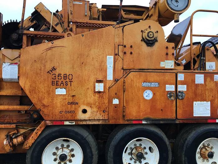 Used 2003 Bandit 3680 Beast Horizontal Grinder – 600 HP, 3200 Hours