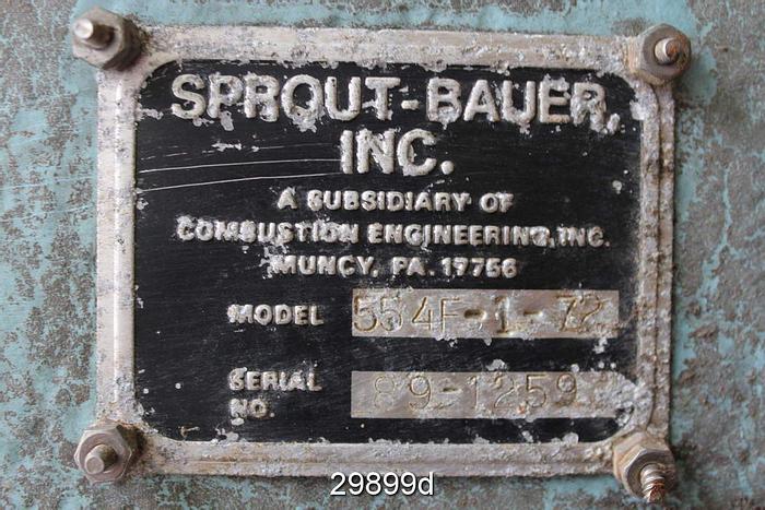 Used Bauer/Andritz 554F-1 72in Hydrasieve #29899