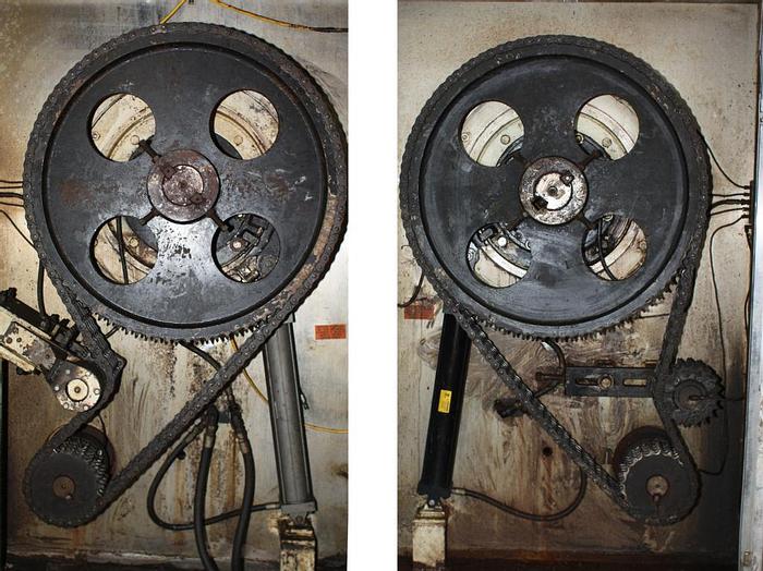 Used 1600# SHAFFER HORIZONTAL ROLLER BAR MIXER - S/S - JACKETED