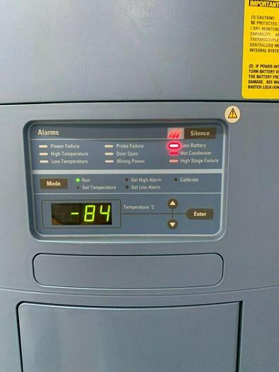 Used Thermo Scientific 5957 -86ºC Ultra Low Laboratory Freezer 23 Cu Ft 230V