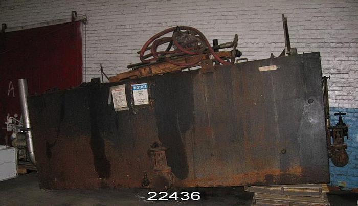 Used Dryer Lubrication Storage Tank, 170" Long, 60" Tall, And 84" Wide. #22436