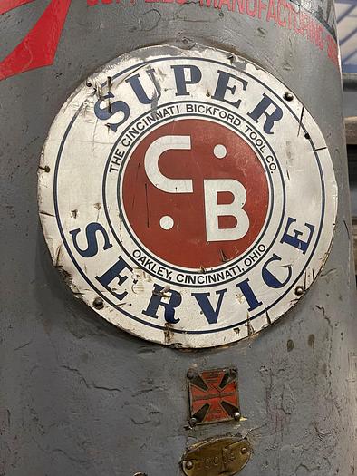 Used 1950 Cincinnati Bickford 8' x 19" Column Radial Drill 6E