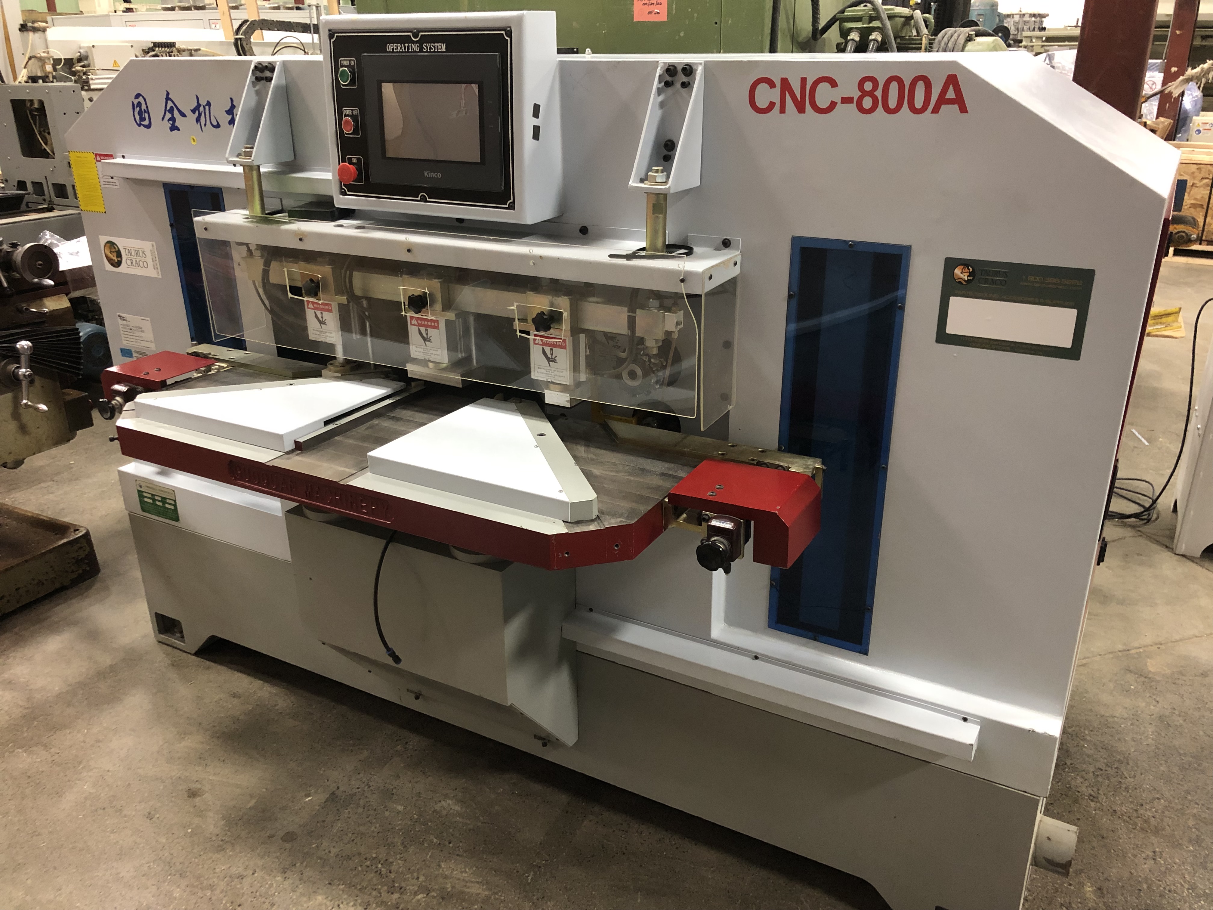 Used 2016 Guaoquan CNC800A Mitre, Mortise and Tenon Machine