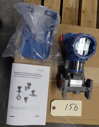 Used ROSEMOUNT 3051CG1A02A1AH2B1M5 PRESSURE TRANSMITTERS (EIGHT AVAILABLE)