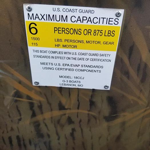 New 2021 G3 18 CCJ Jet Tunnel Hull (Mossy Oak Shadow Grass) ~ SOLD