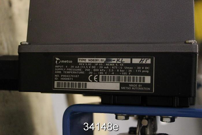 Unused Neles 6" Butterfly Valve, L12A150AA #34148