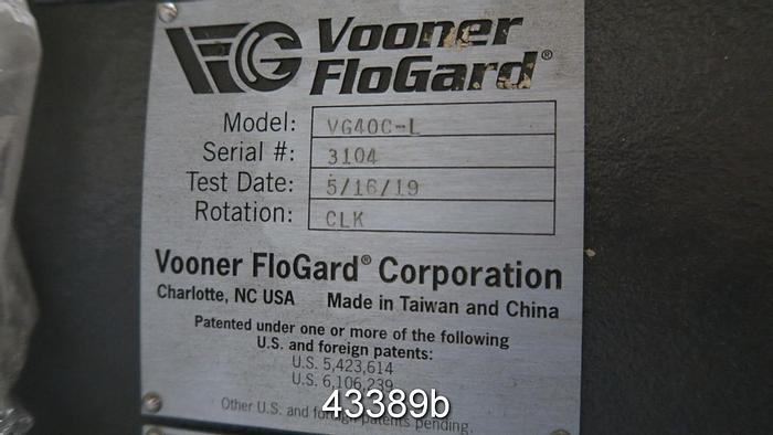 Unused Vooner VG40L Vacuum Pump #43389